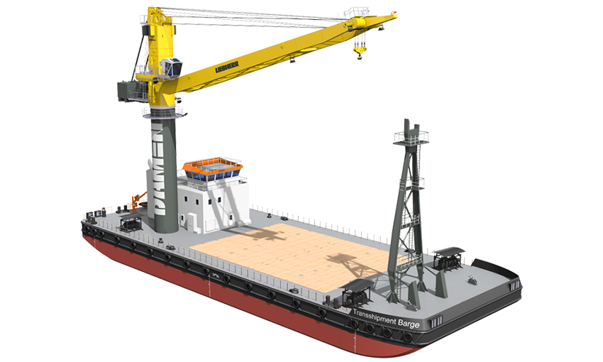 Damen transhipment crane barge ordered for Cape York operations