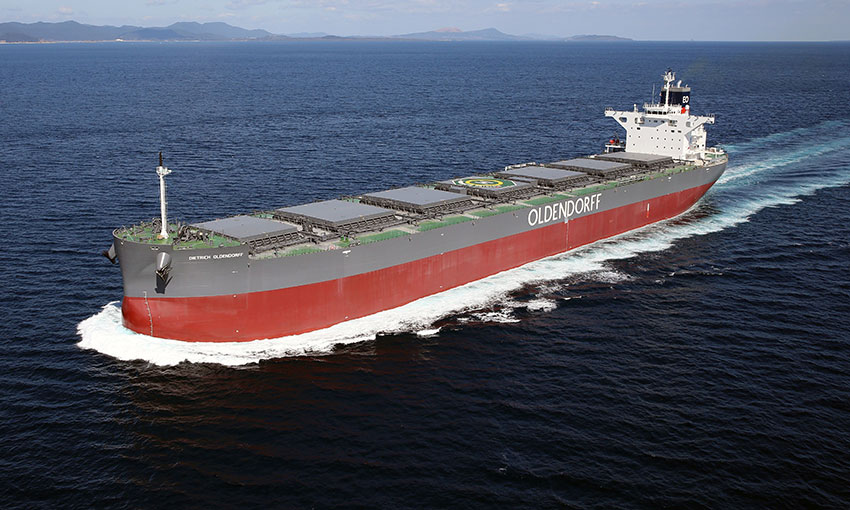 Large log vessel heading to Land of the Long White Cloud after deal inked