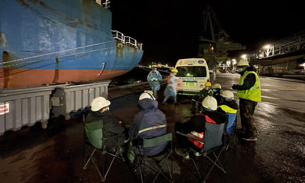 Mission to Seafarers vaccinates crewmembers in Newcastle and Brisbane