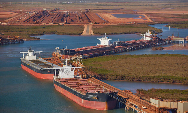 Throughput at Pilbara Ports down
