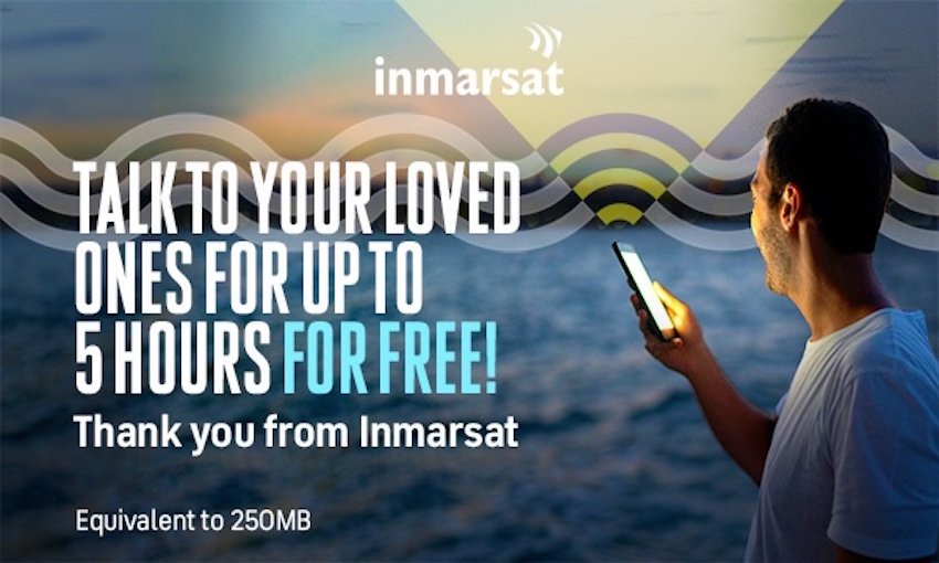 Inmarsat offers free connectivity to seafarers