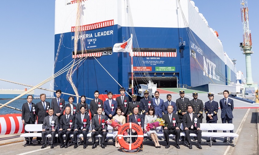 NYK welcomes new LNG-fuelled ro-ro vessel