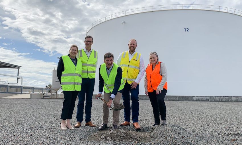Construction begins on 30-million litre fuel tank at Newcastle