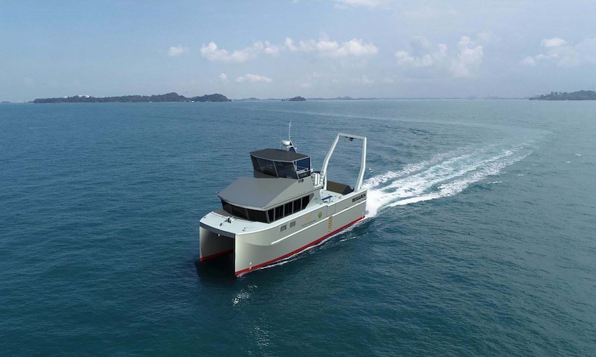 Construction underway on Aussie marine company’s hybrid research vessel