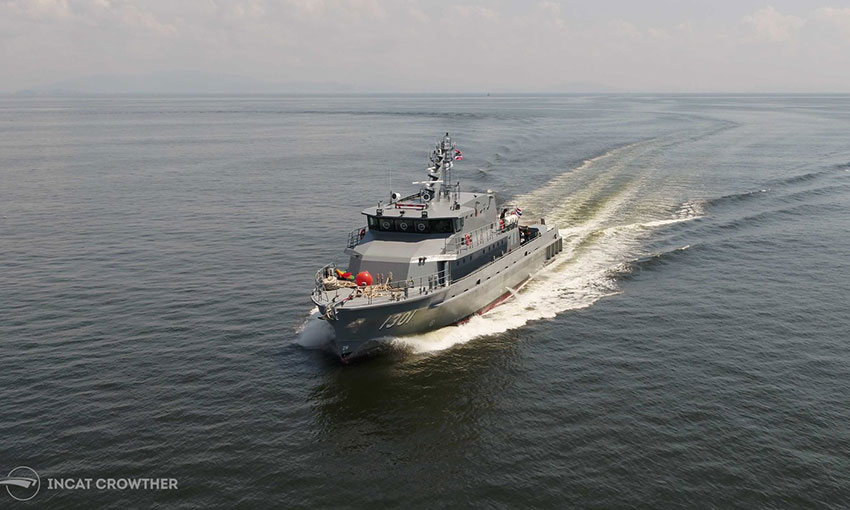 Incat Crowther-designed patrol boat launched