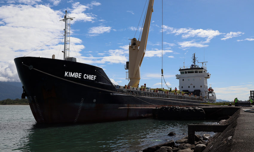 Coastal shipping company welcomes new cargo vessel