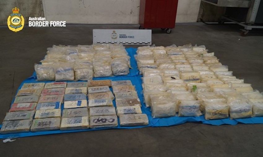 $155 million drug haul intercepted at Port Botany