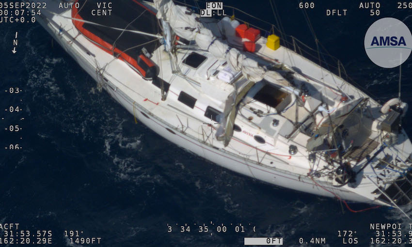 Two sailors rescued in Tasman Sea