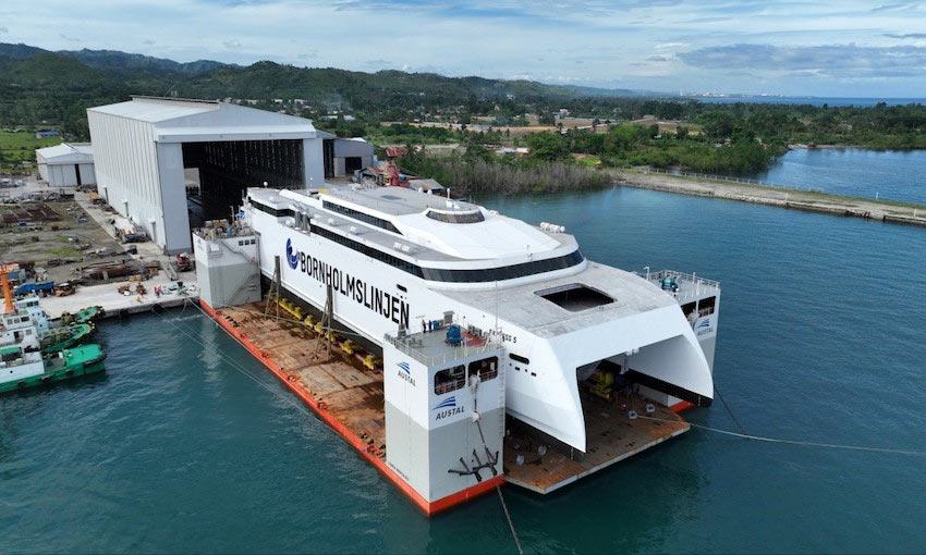 Austal launches its largest ferry ever