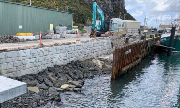 Tasmanian port works progressing
