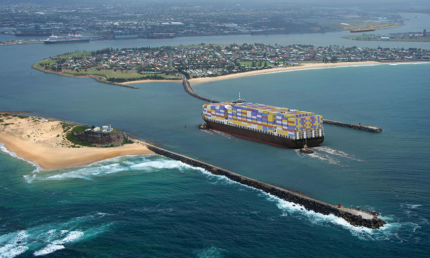 A container terminal at Newcastle takes a step closer to reality