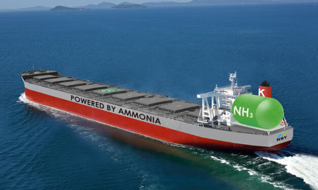 Ammonia-fuelled bulker gains approval in principle