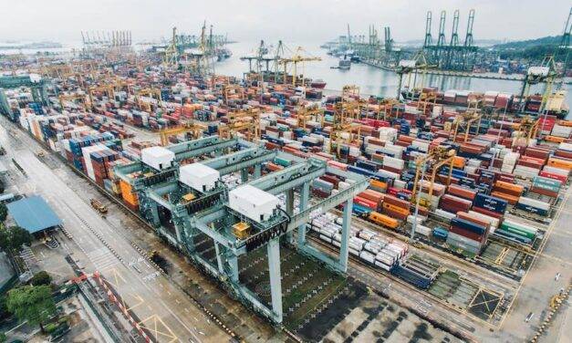 Record year for container throughput in Singapore