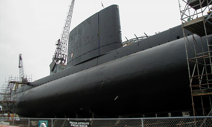 WA Maritime Museum submarine to be painted