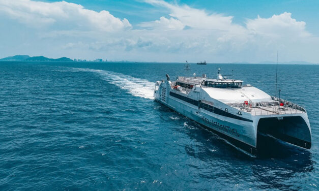 Austal delivers high-speed cat
