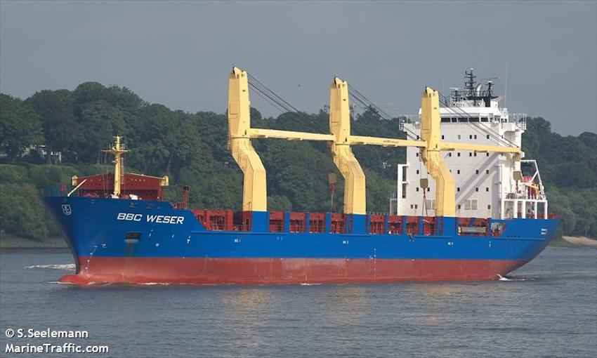 AMSA bans general cargo ship BBC Weser