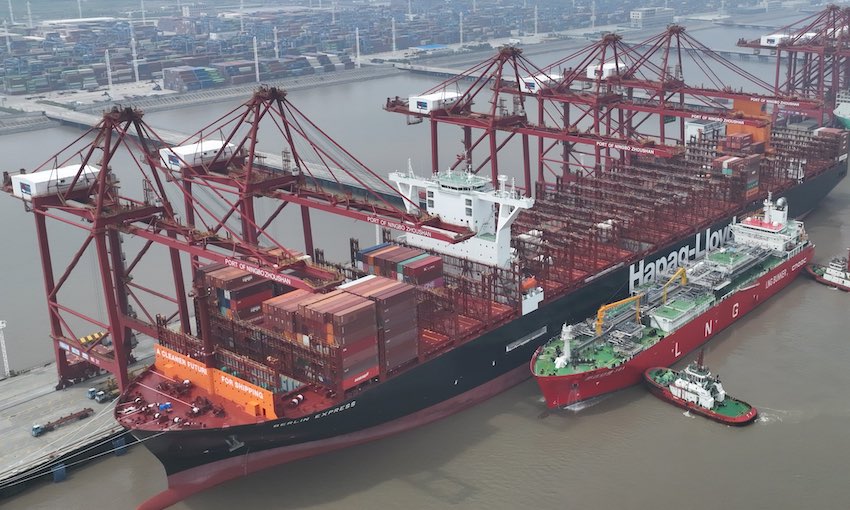 Hapag-Lloyd milestone LNG bunkering operation concludes