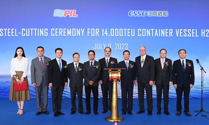 Construction begins on PIL’s largest LNG dual-fuelled containership