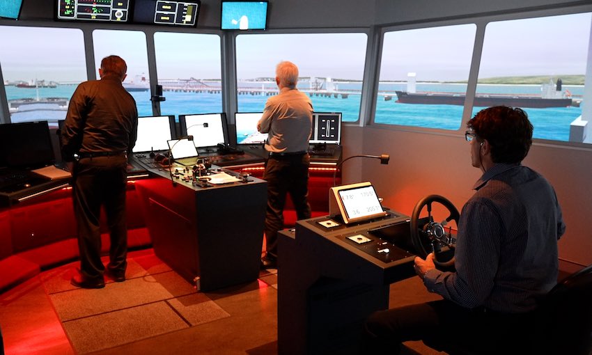 Simulation training centre hosts NQBP marine pilots