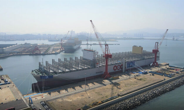 OOCL receives its fourth 24,188-TEU containership