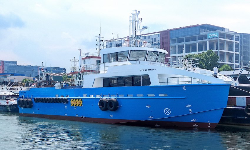 Incat Crowther crew boat launched