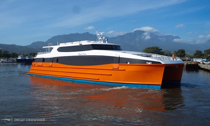 Incat Crowther-designed ferry launched in Caribbean