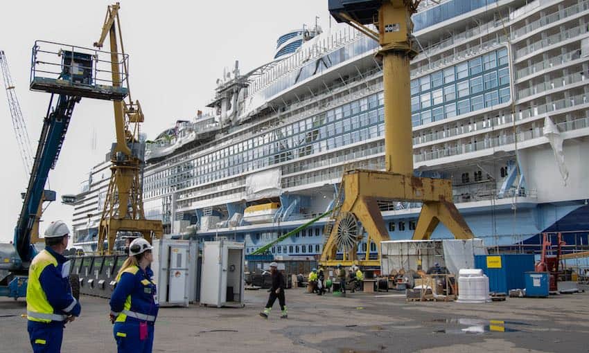 Carbon neutral shipyard on agenda for builder of world’s largest cruise ship