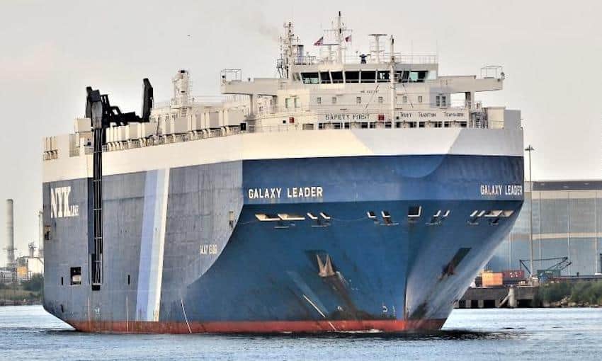 Cargo ship hijacked in Red Sea