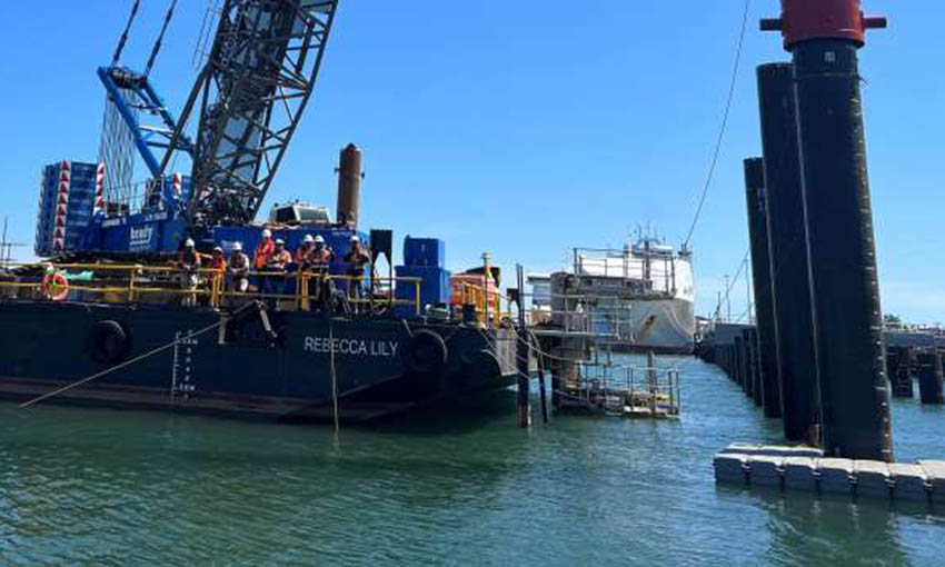 Devonport wharf reaches new milestone