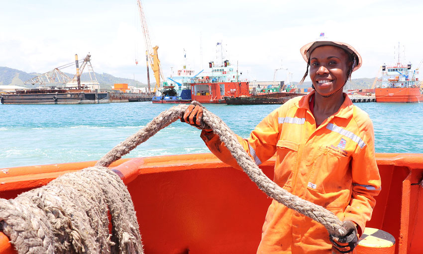 Eight PNG women graduate from Women in Maritime program