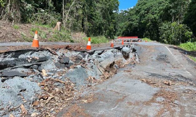 Cyclone-damaged freight route reopening in QLD