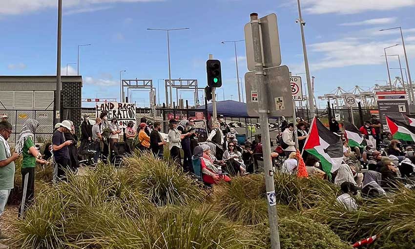 Pro-Palestine blockade continues at VICT