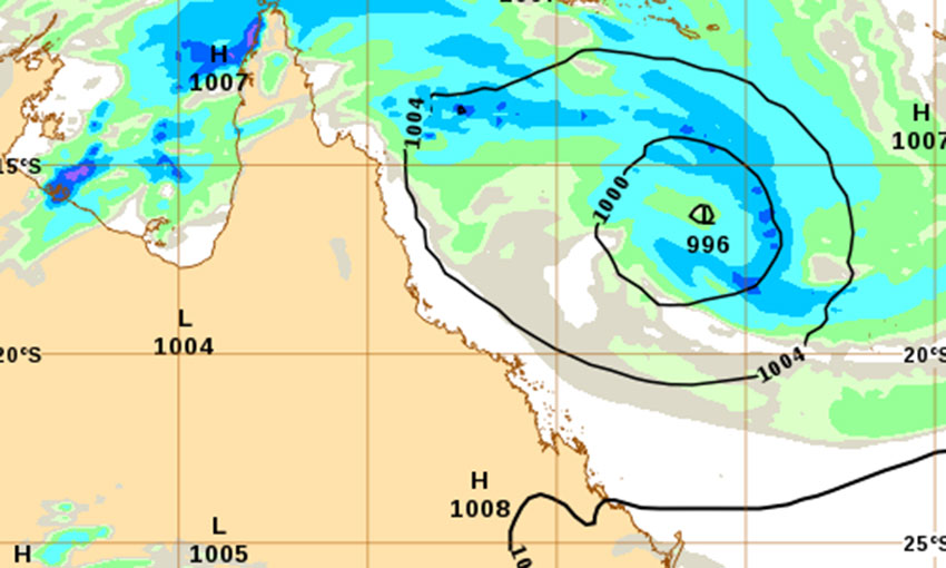 Possible cyclone blow to QLD ports