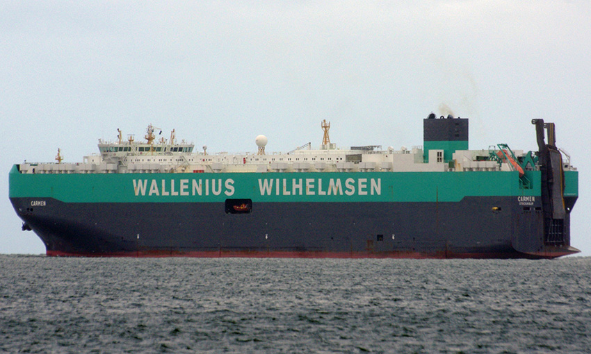 Wallenius Wilhelmsen cars and trucks on