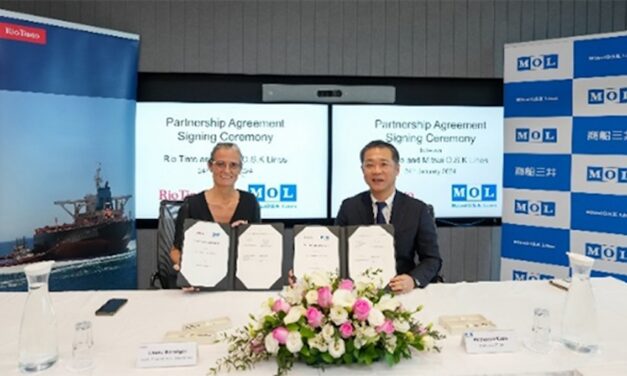 MOL and Rio Tinto ink decarbonisation agreement
