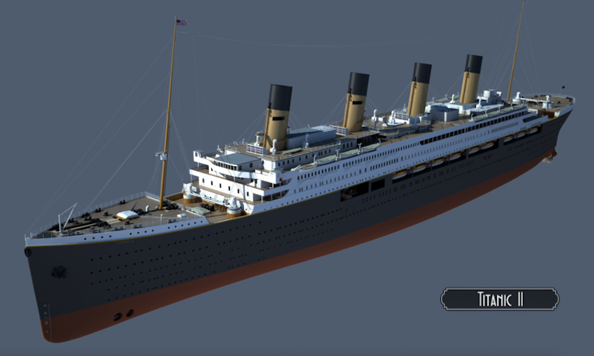 Unsinkable Clive revives Titanic II plan