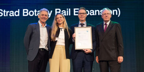 AutoStrad Botany Rail Expansion wins innovation award