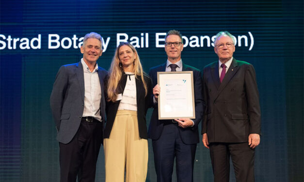 AutoStrad Botany Rail Expansion wins innovation award
