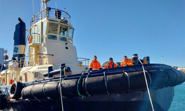 Albany tug relocates to NZ port